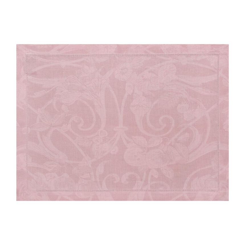 Tischset Tivoli Rose poudre 50x38 leinen, , hi-res image number 0