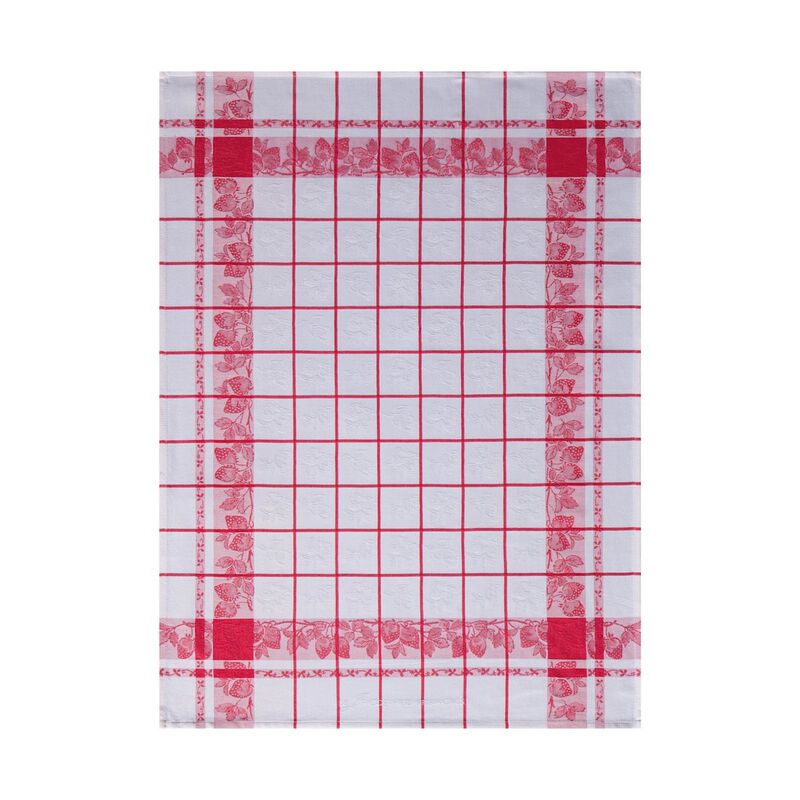 Geschirrtuch Fraises Rouge 60x80 baumwolle, , hi-res image number 0