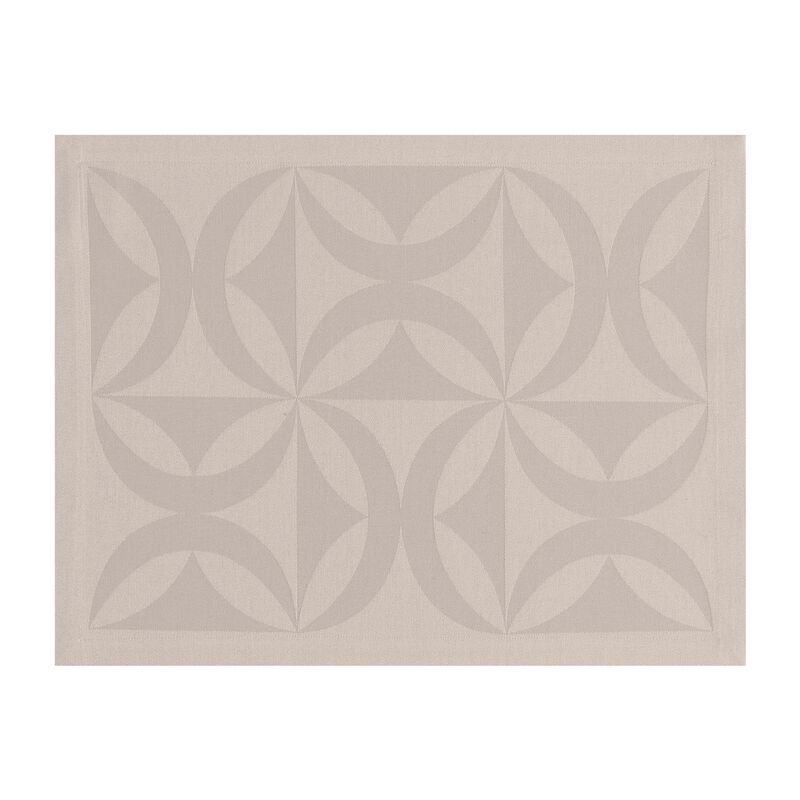 Tischset Ellipse Fleur de sel 47x36 baumwolle, , hi-res image number 0