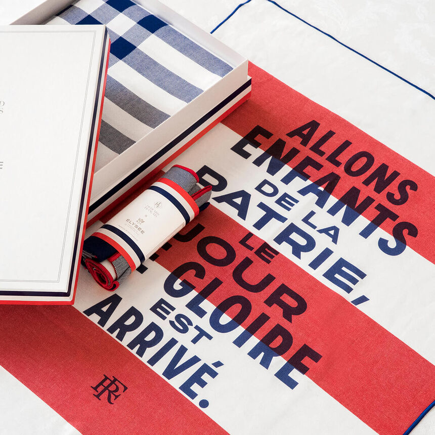 Geschirrtuch Elys&eacute;e Patrie Tricolore 60x80 baumwolle, , hi-res image number 2