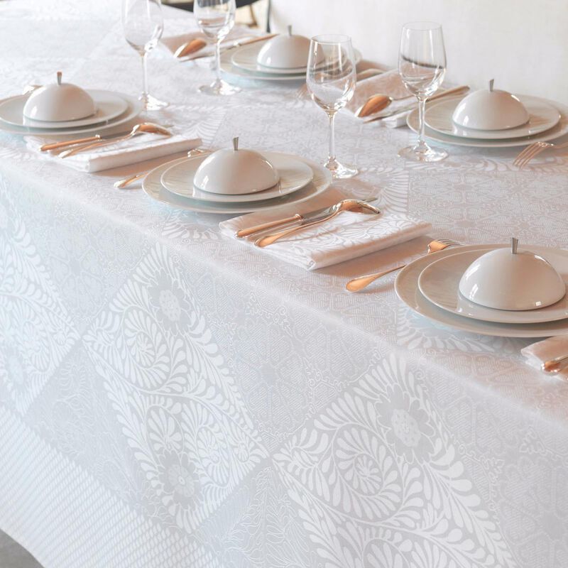 Serviette Bosphore Blanc, , hi-res