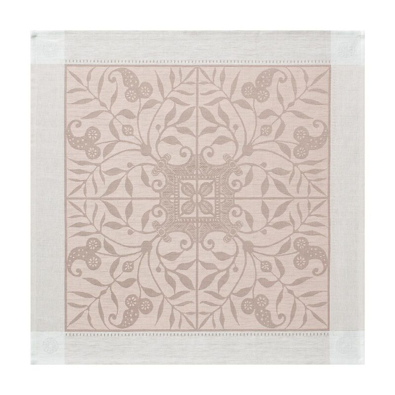 Serviette Venezia Beige cendré 58x58 leinen, , hi-res image number 0