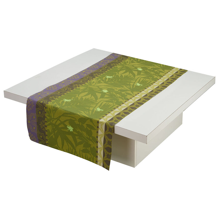 Beschichtete Tischl&auml;ufer Bahia Jungle 50x150 Baumwolle / Polyester, , hi-res image number 0