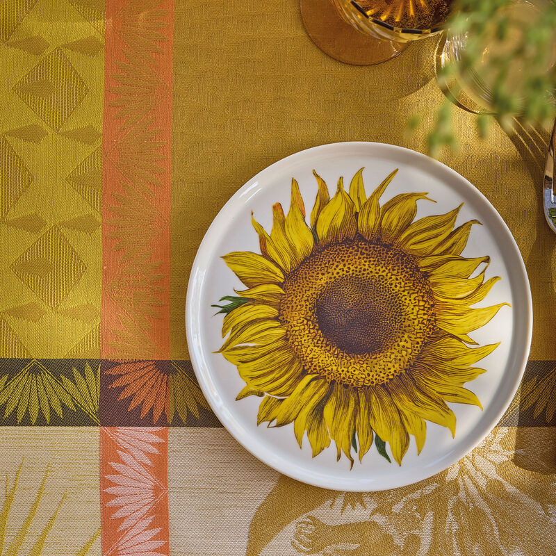 Tischdecke Sinharâja Fauve 175x175 100% baumwolle, , hi-res image number 9