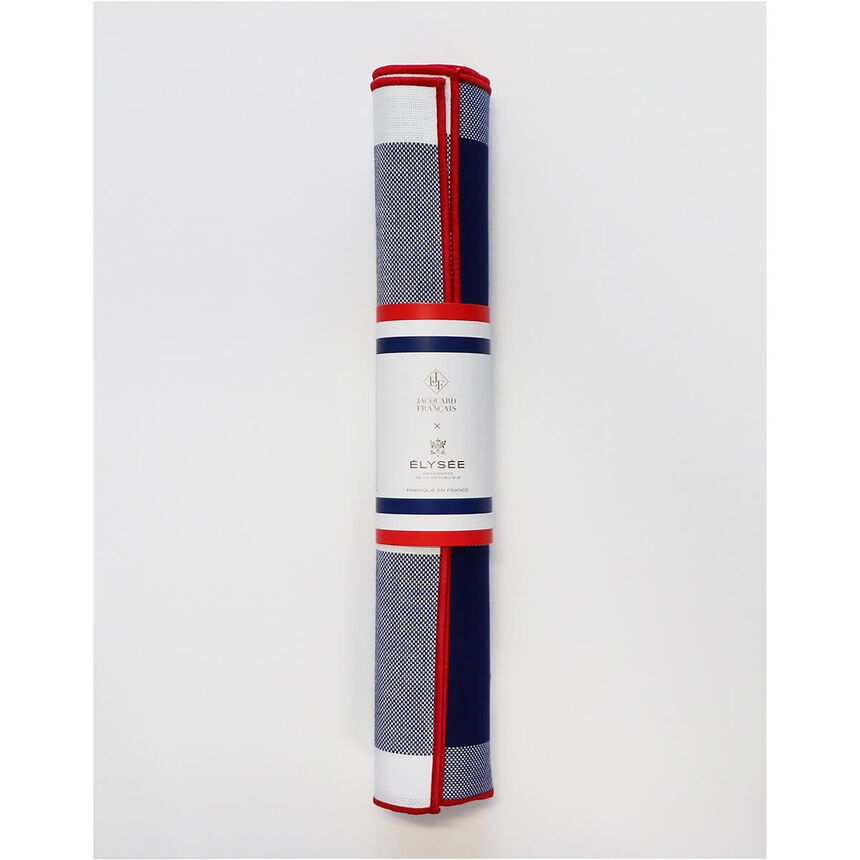 Packung 2 Tischsets Elys&eacute;e Tricolore 48x36 baumwolle, , hi-res image number 1