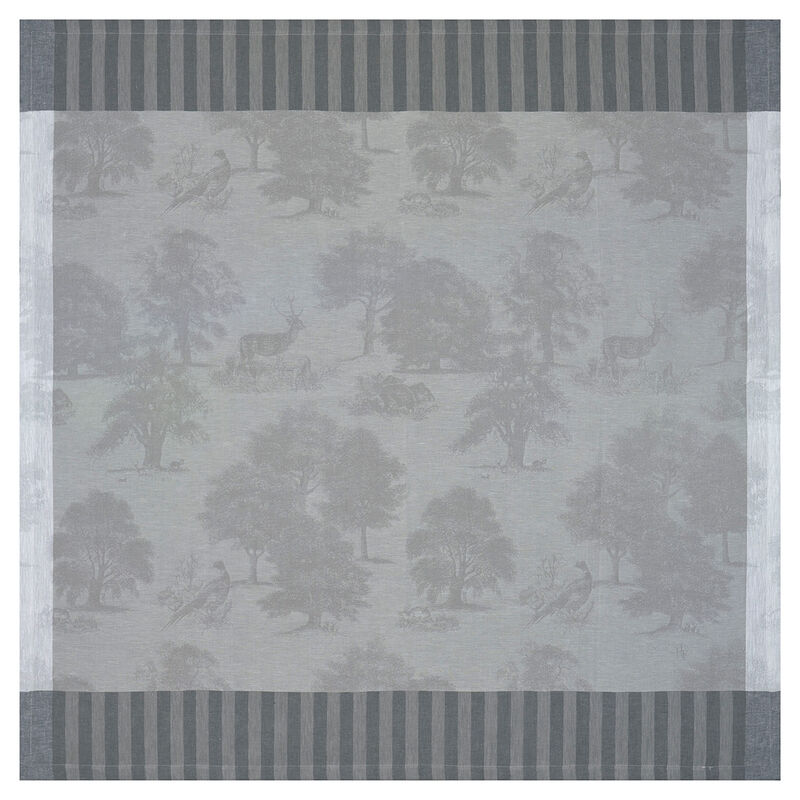 Tischdecke Souveraine Argent 175x175 leinen, , hi-res image number 3