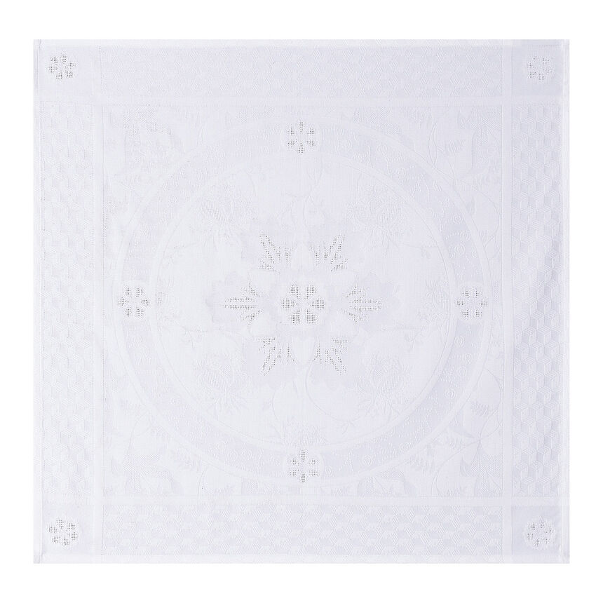 Serviette Duchesse Blanc 58x58 baumwolle, , hi-res image number 1