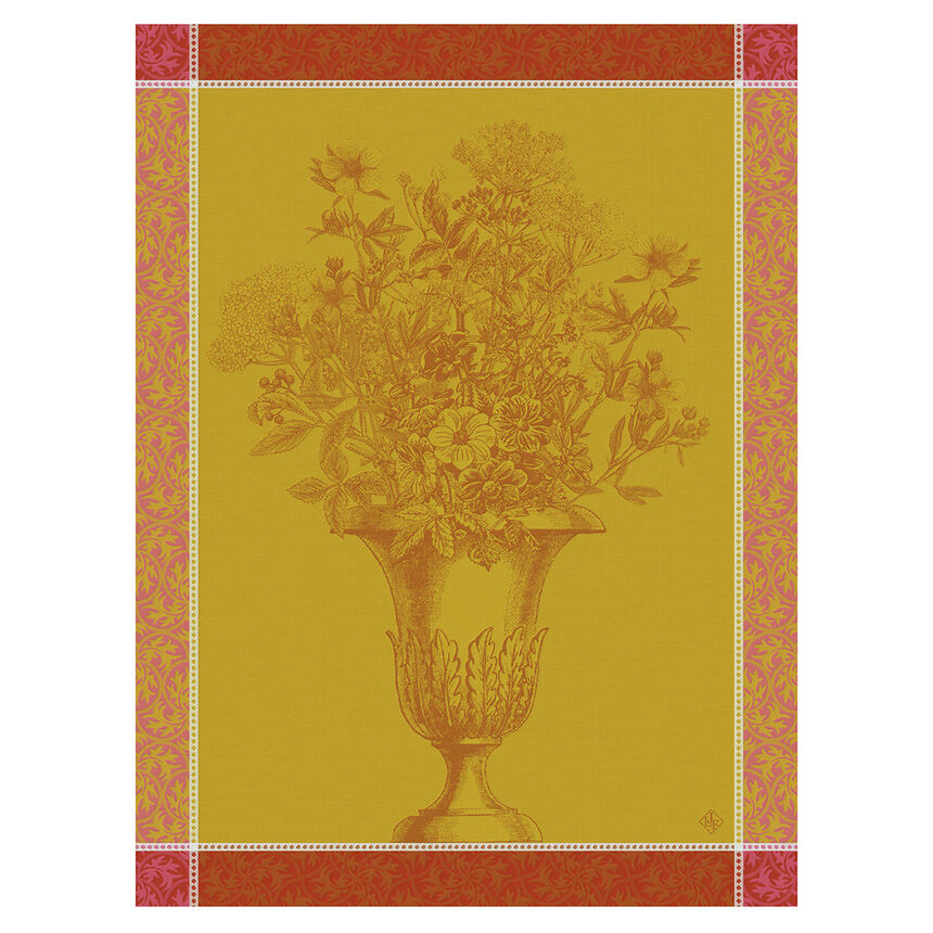 Geschirrtuch Floraison Uni Gerbera 60x80 100% baumwolle, , hi-res image number 0