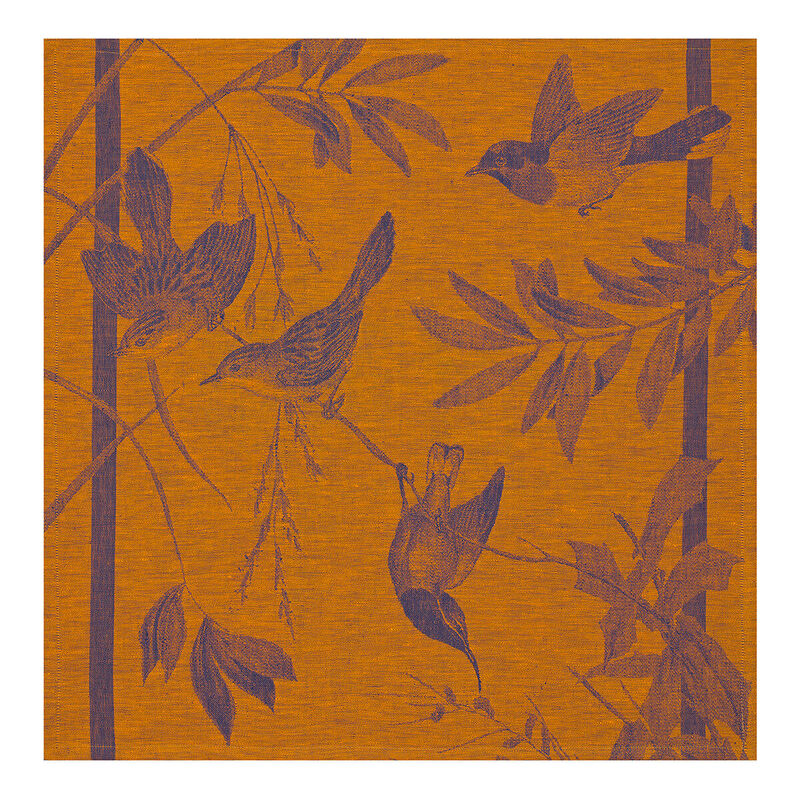 Serviette Volière Nocturne 58x58 leinen, , hi-res image number 1