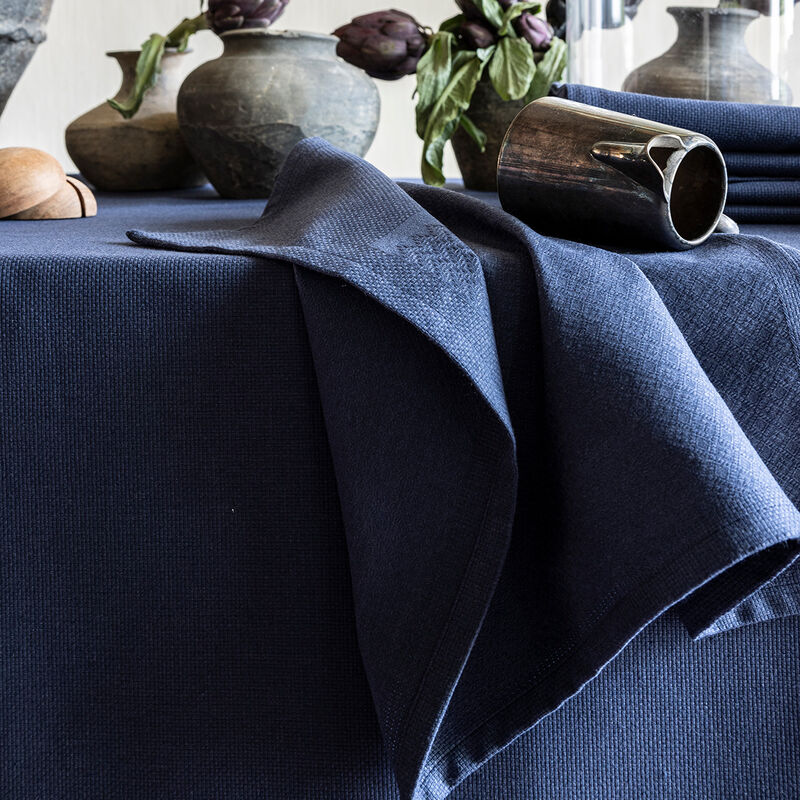 Serviette Slow Life re-use Ardoise 44x48 52% Baumwolle, 45% Recyceltes Polyester, 3% Andere Fasern, , hi-res