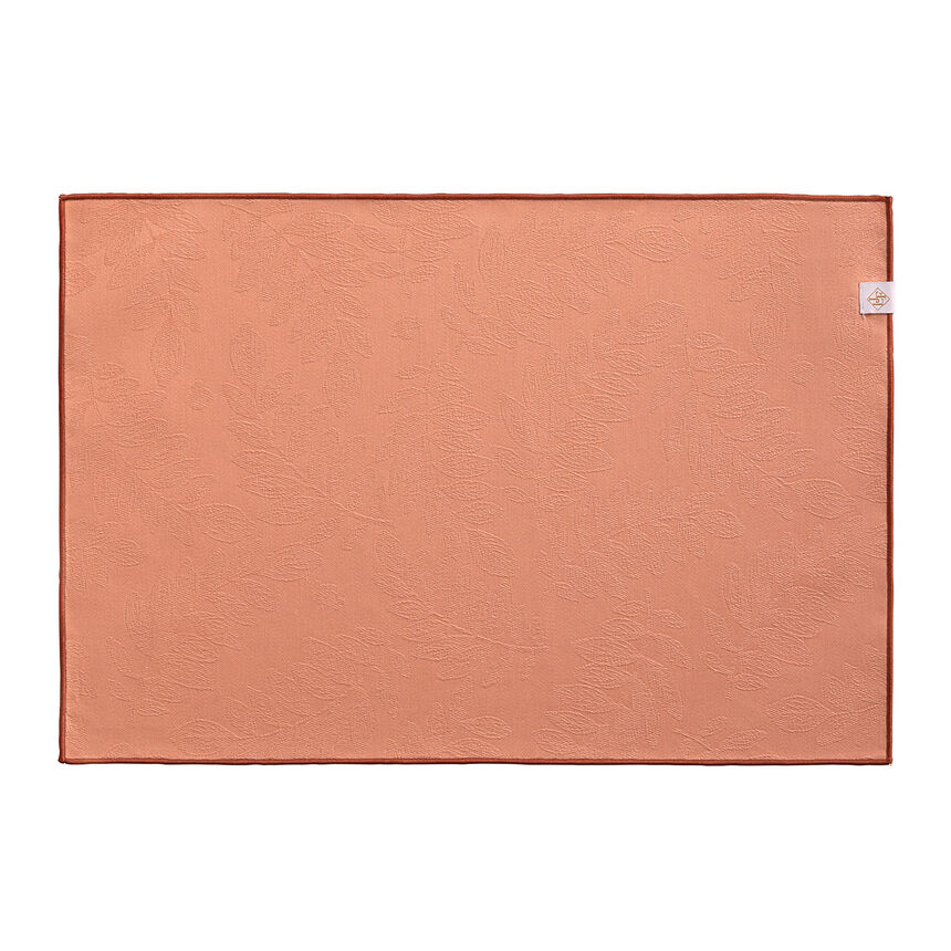 Beschichtetes Tischset Vegetal mood avec surjet bourdon Papaye 46x32 baumwolle, , hi-res image number 0