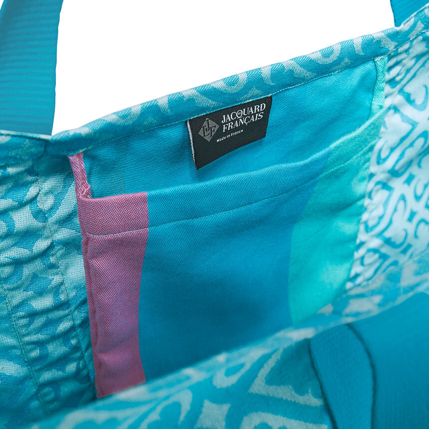 Strandtasche Mono&iuml; Lagon 76x54 100% baumwolle, , hi-res image number 2