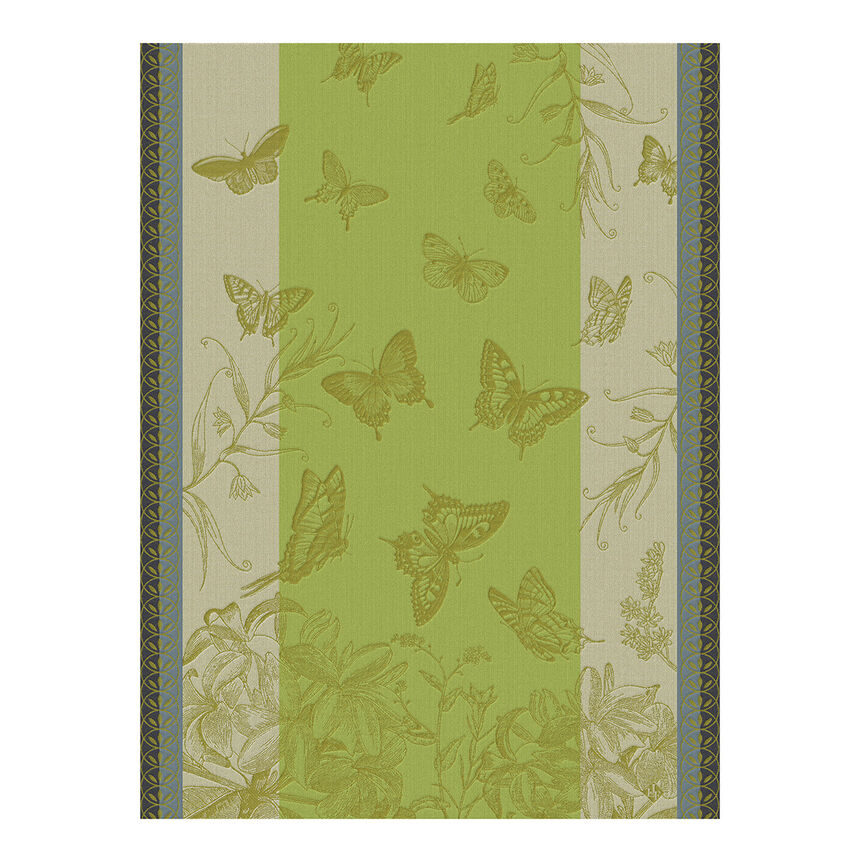 Geschirrtuch Jardin des papillons Succulente 60x80 100% baumwolle, , hi-res image number 0