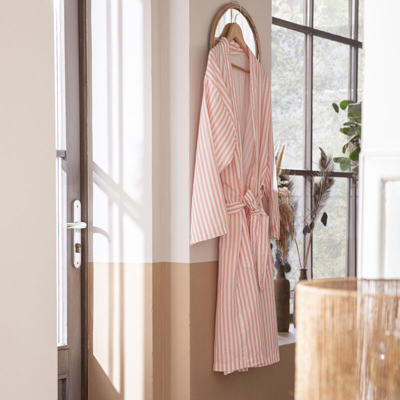 Kimono Nuances Blanc XS/S 50% Baumwolle - 50% Leinen, , hi-res