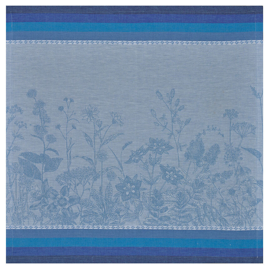 Serviette Instant Bucolique Bleuet 58x58 leinen, , hi-res image number 1