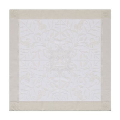 Serviette Venezia Ivoire Ivoire 58x58 baumwolle,  Serviette Venezia Ivoire Ivoire 58x58 baumwolle