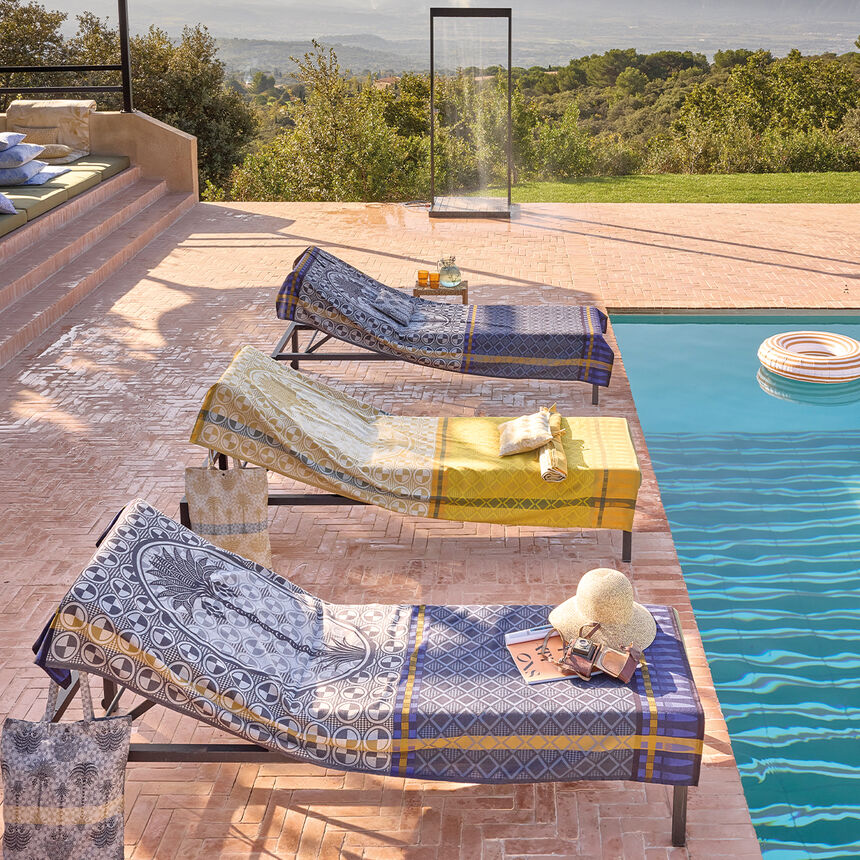 Strandtuch Palmeraie D&eacute;sert 100x200 100% baumwolle, , hi-res image number 0