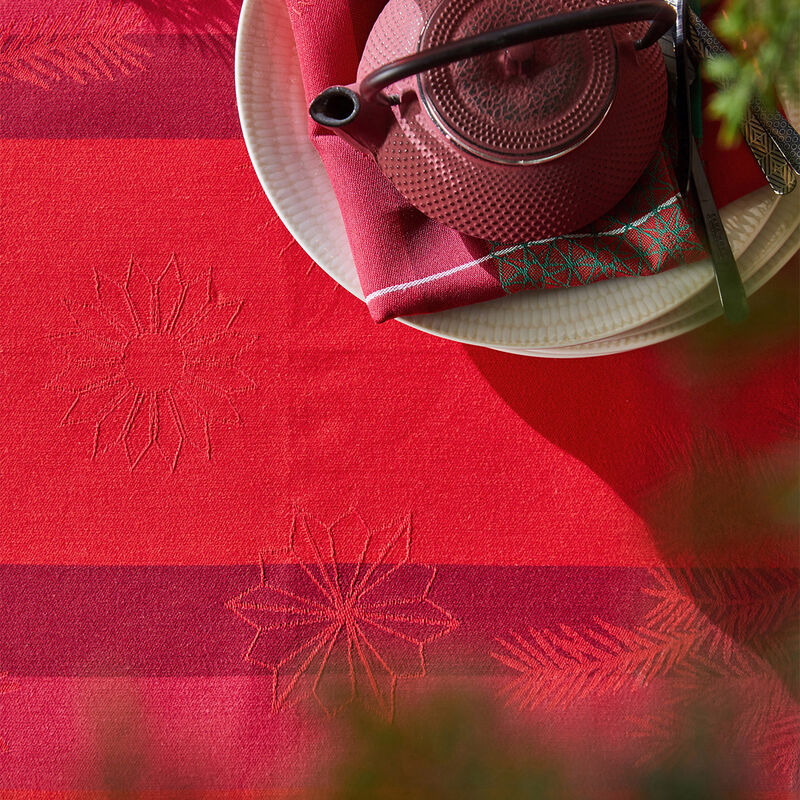 Tischdecke Hiver en Ecosse Kilt 120x120 baumwolle, , hi-res image number 1