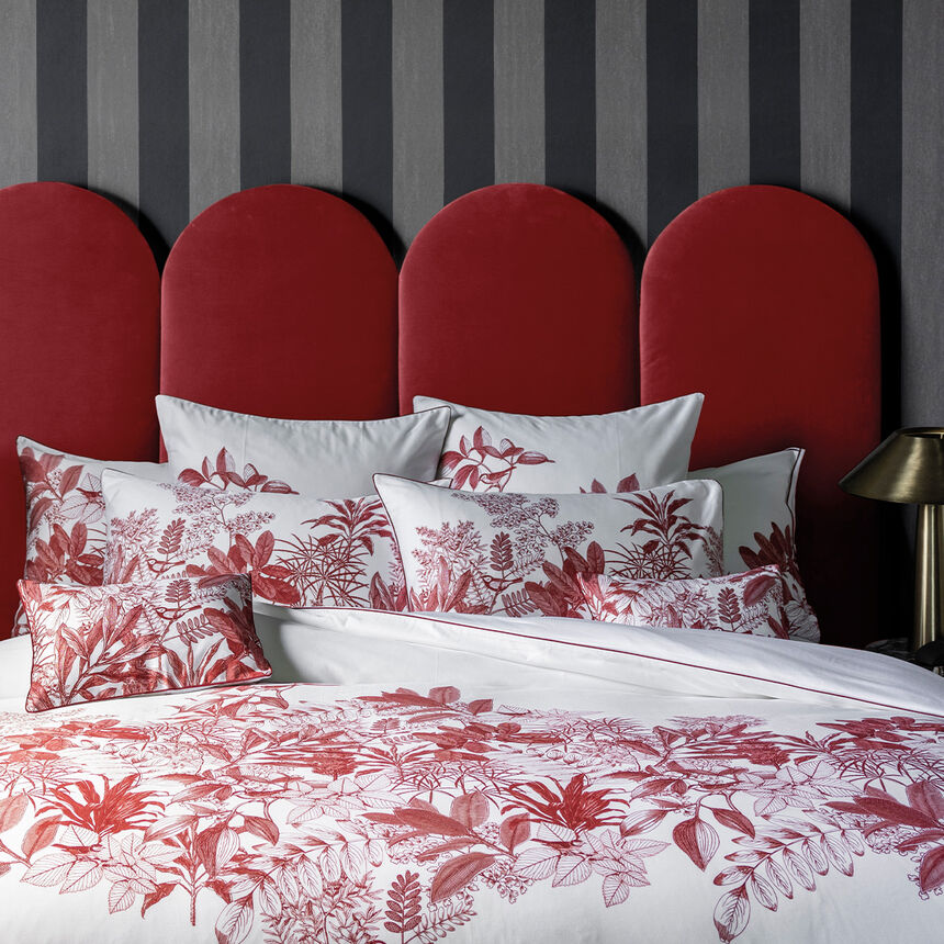 Dekorativer Kissenbezug Feuilles en sc&egrave;ne  Goji 30X41 100% baumwolle, , hi-res image number 3