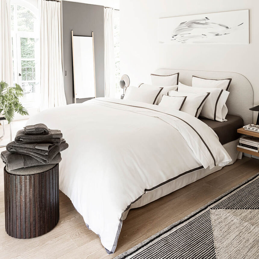 Bettbezug Apparat Fusain 135X200 100% baumwolle, , hi-res image number 0