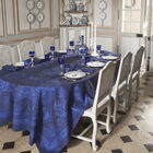 Tischdecke Porcelaine Bleu de chine 175x175 baumwolle, , hi-res image number 0