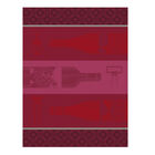 Geschirrtuch Vin en Bouteille Rouge 60x80 baumwolle, , hi-res image number 1