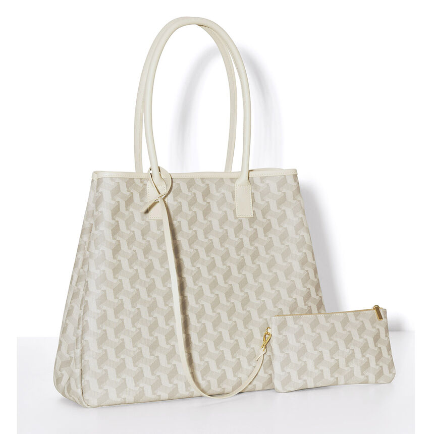 Umh&auml;ngetasche Picto Beige  100 % baumwolle, Acrylbeschichtung. Bes&auml;tze: Rindsleder, , hi-res image number 2