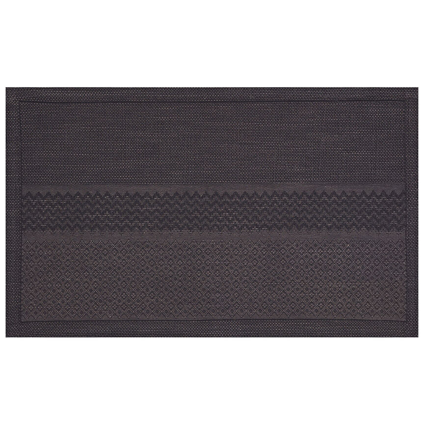 Beschichtete Tischset Slow Life Carbone 50x30 89% baumwolle / 11% leinen, , hi-res image number 0