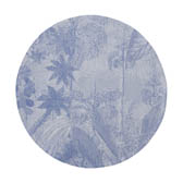 Beschichtete Tischset rund Sinharâja Baumwolle, , swatch