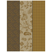 Geschirrtuch Dans les bois Tryptique Baumwolle, , swatch